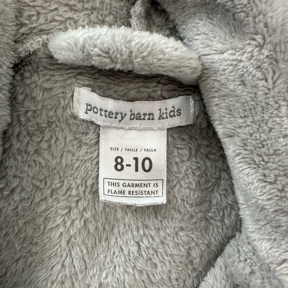 Pottery Barn Kids Soft Gray Fleece Jacket - Picture 1 of 4